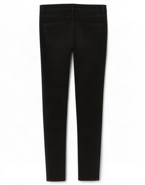 Zara Womens Skinny Casual Trousers Medium W28 L28 Black