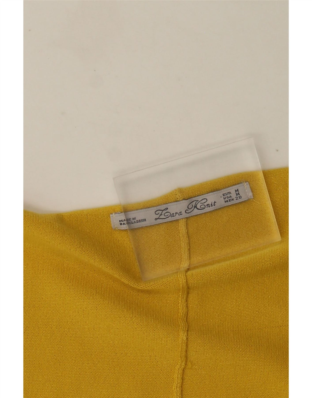 Zara Womens Poncho Cardigan Sweater UK 14 Medium Yellow