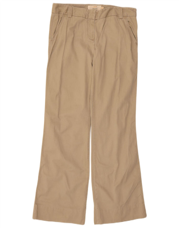 J. Crew Womens Classic Twill Chino Trousers US 10 Large W36 L33 Beige