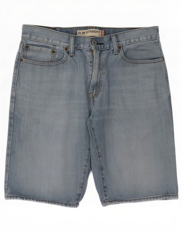 Levi's Mens 514 Straight Slim Fit Denim Shorts W33 Medium Blue Cotton