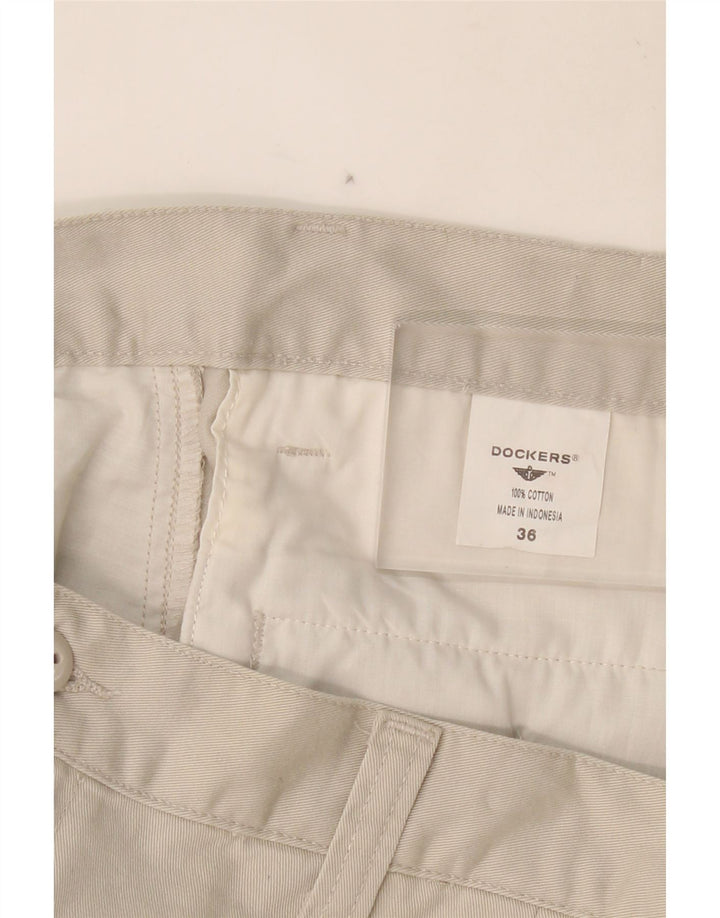 DOCKERS Mens Pegged Chino Shorts W36 Large  Grey Cotton Vintage Dockers and Second-Hand Dockers from Messina Hembry 