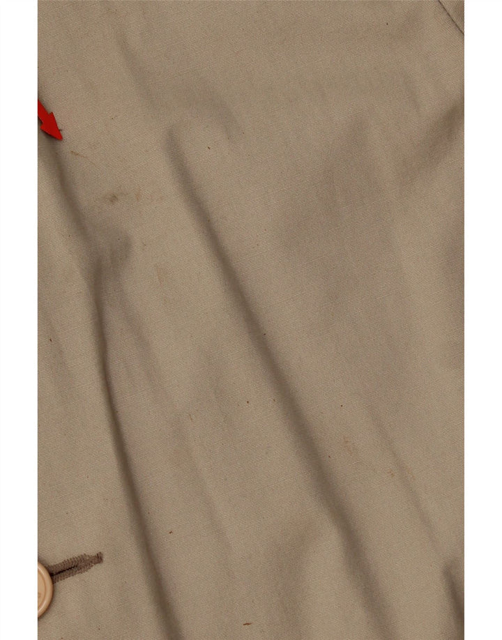 Guess Mens Overcoat UK 38 Medium Beige Cotton