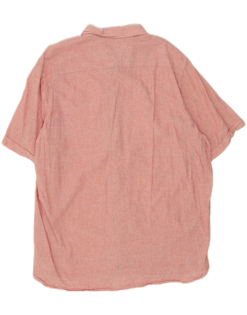 TOMMY HILFIGER Mens Short Sleeve Shirt 2XL Red Cotton Vintage Tommy Hilfiger and Second-Hand Tommy Hilfiger from Messina Hembry 