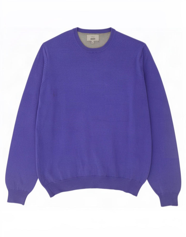 Marks & Spencer Mens Regular Fit Crew Neck Jumper Sweater Large Purple