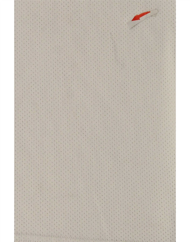 Adidas Mens Graphic T-Shirt Top UK 38/40 Medium White Colourblock Polyester