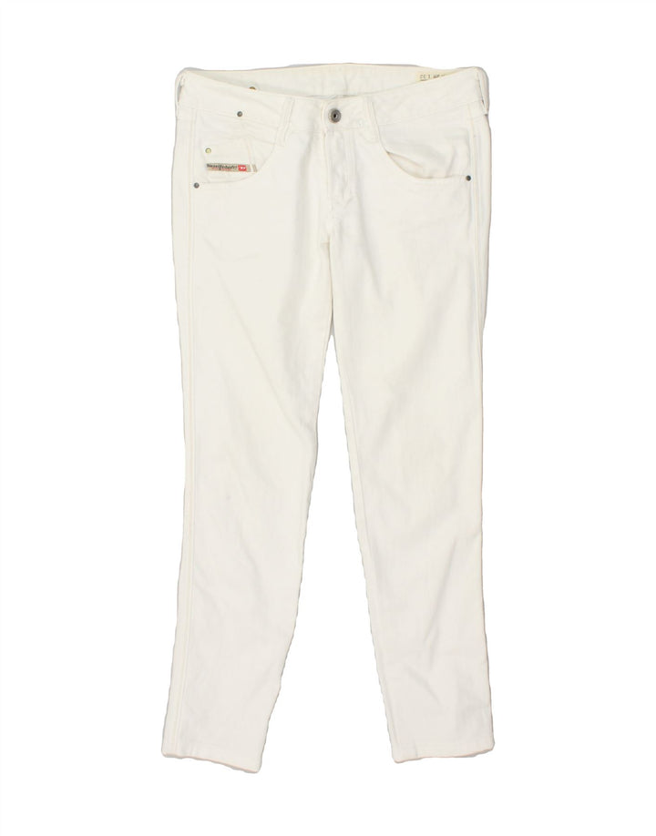 DIESEL Womens Slim Jeans W28 L27  White Cotton Vintage Diesel and Second-Hand Diesel from Messina Hembry 