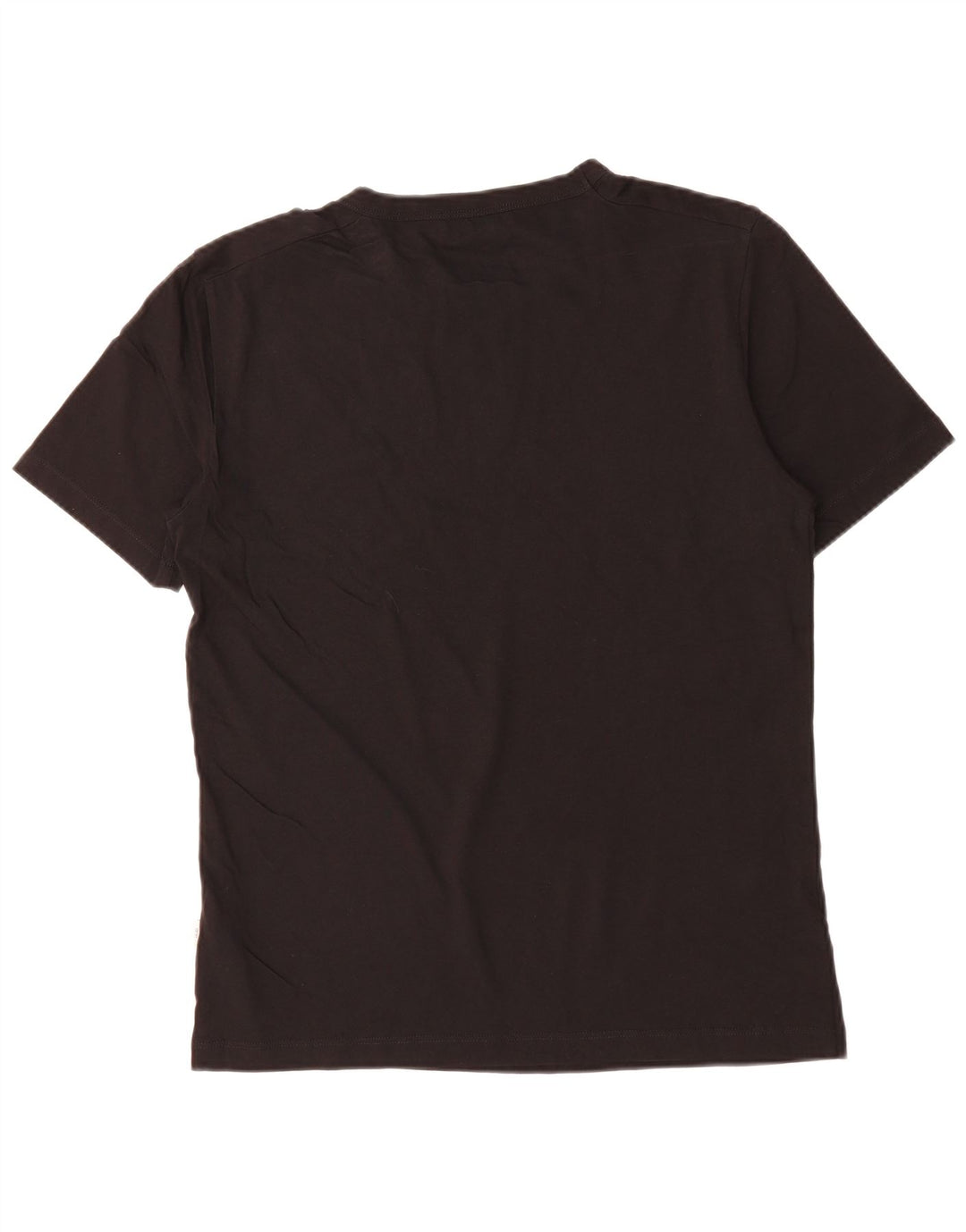 LIU JO Mens Graphic T-Shirt Top Medium Black Cotton