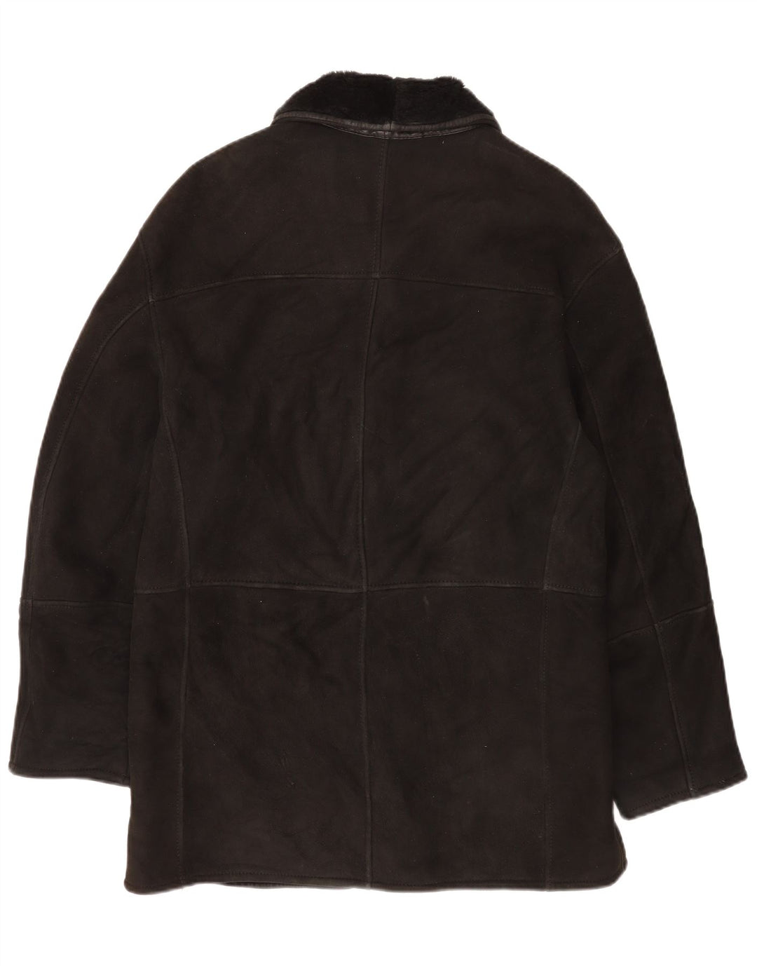 Gimo's Mens Shearling Jacket UK 40 Large Black