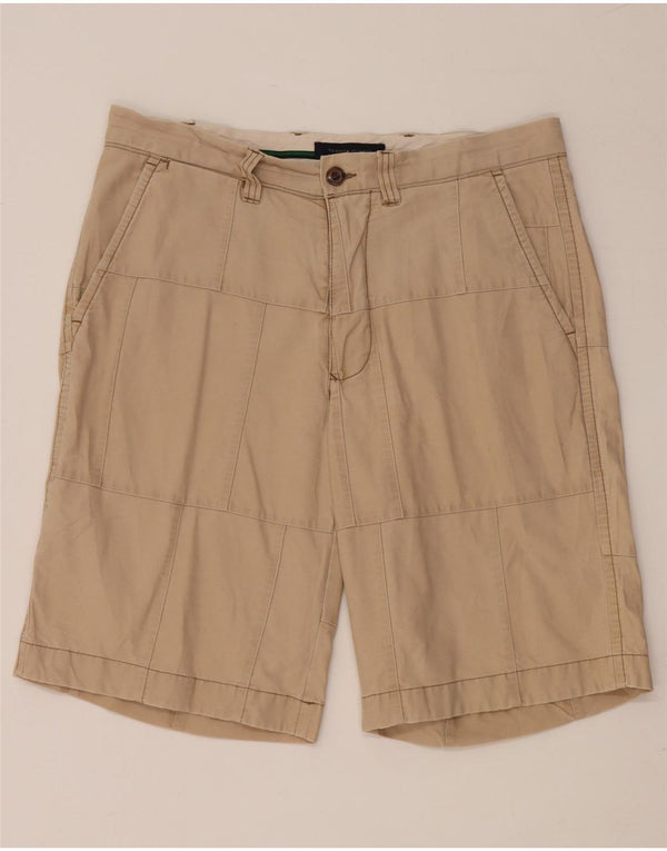TOMMY HILFIGER Mens Chino Shorts W32 Medium Beige Cotton