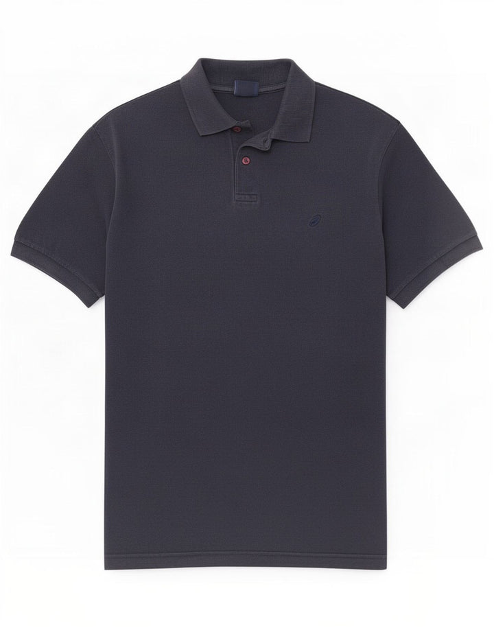 Asics Mens Polo Shirt Large Navy Blue