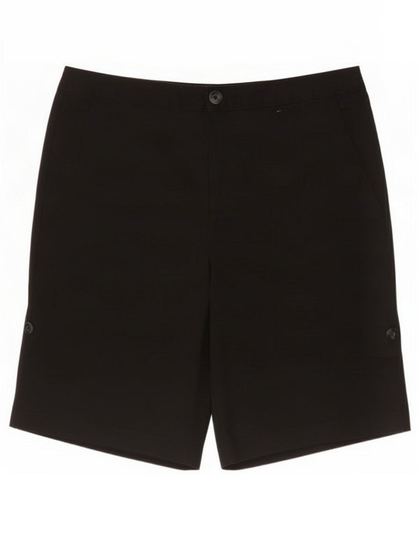 Marks & Spencer Womens Chino Shorts UK 8 Small W28 Black Cotton