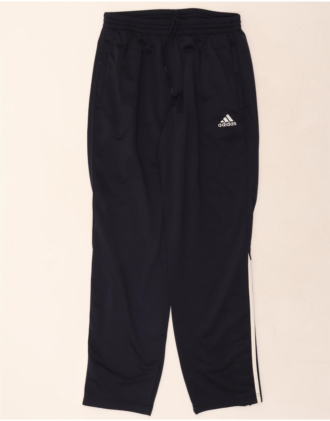 Adidas Mens Tracksuit Trousers UK 40/42 Medium Navy Blue Polyester