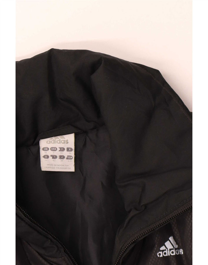 Adidas Womens Padded Jacket UK 10 Small  Black Polyester