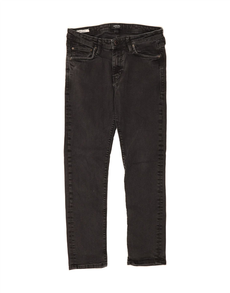 JACK & JONES Mens GLENN Slim Jeans W32 L27 Grey Cotton Vintage Jack & Jones and Second-Hand Jack & Jones from Messina Hembry 