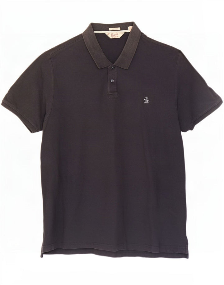 Penguin Mens Classic Fit Polo Shirt 2XL Navy Blue