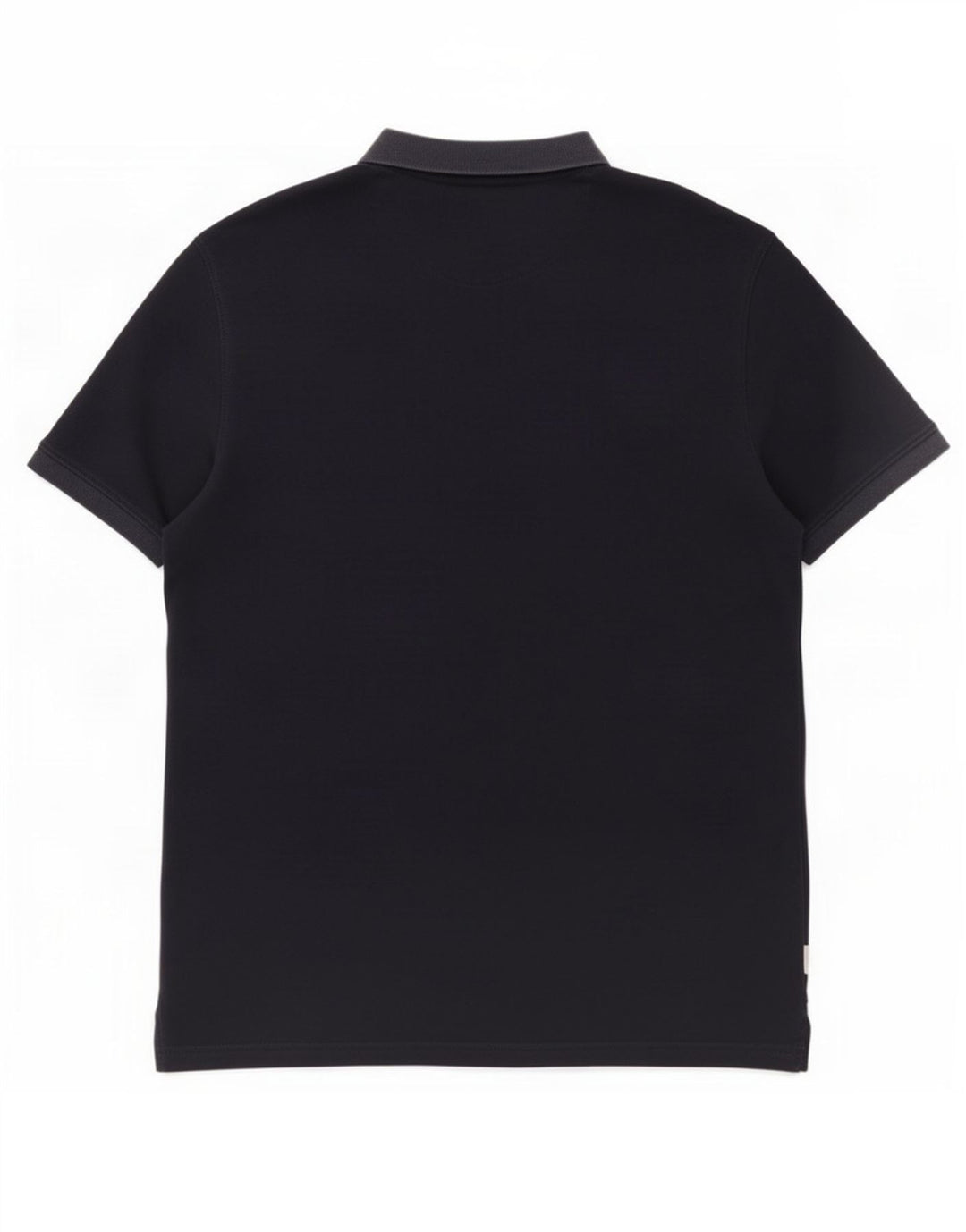 Calvin Klein Mens Polo Shirt Medium Navy Blue Cotton