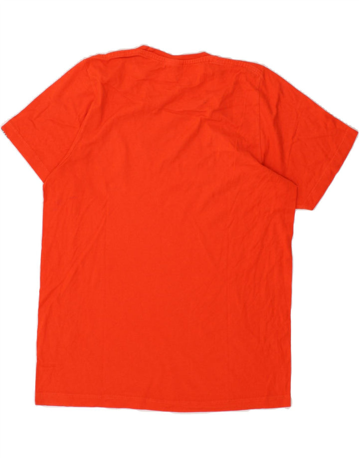 ADIDAS Mens Graphic T-Shirt Top Small Red Cotton Vintage Adidas and Second-Hand Adidas from Messina Hembry 