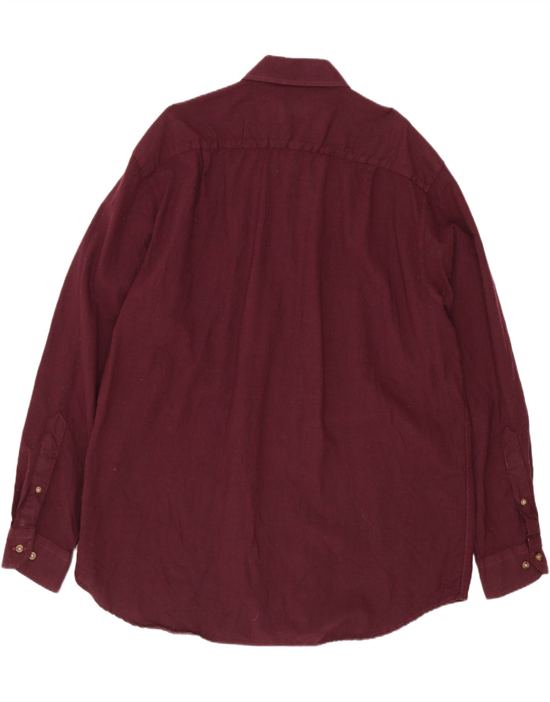 Pendleton Mens Long Overshirt Flannel Shirt 2XL Burgundy Wool