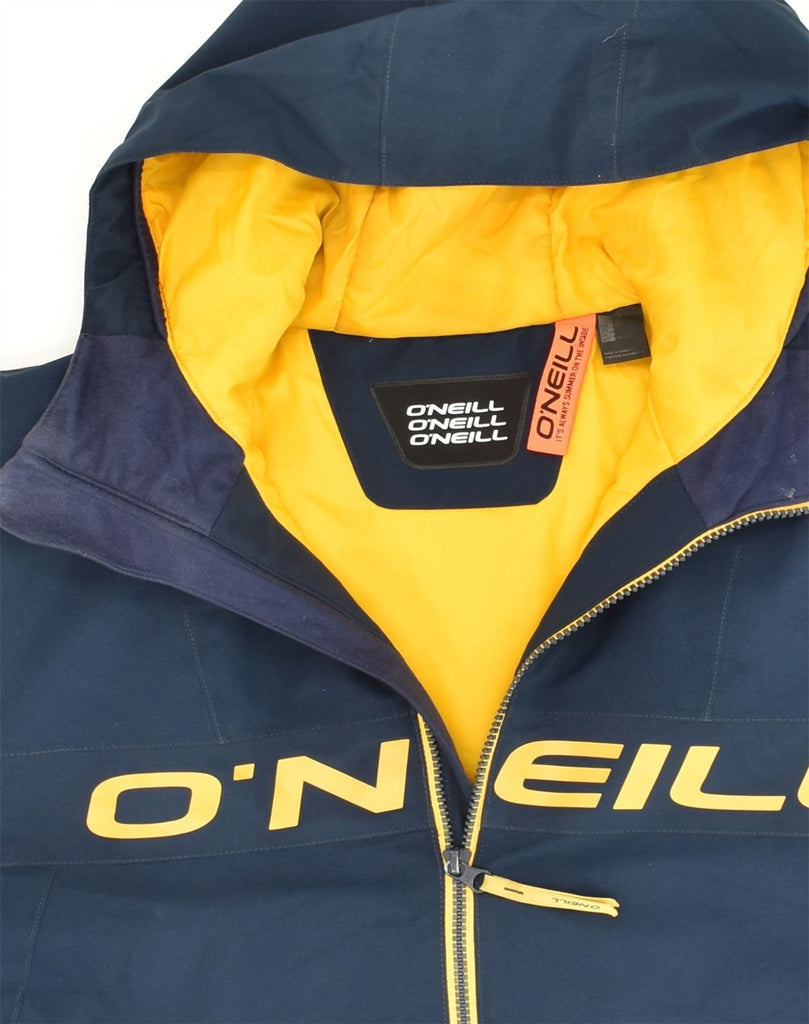 O'NEILL Boys Graphic Hooded Windbreaker Jacket 15-16 Years Navy Blue | Vintage O'Neill | Thrift | Second-Hand O'Neill | Used Clothing | Messina Hembry 