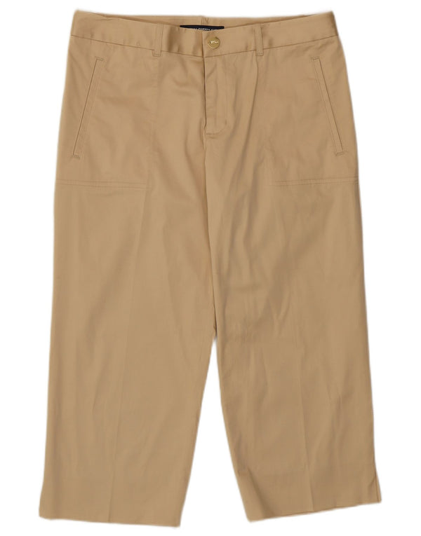 Ralph Lauren Womens Golf Capri Trousers US 8 Medium W30 L21 Beige Cotton