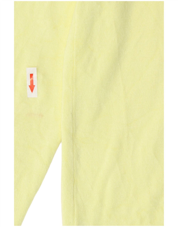 Zara Womens Cardigan Sweater UK 10 Small Yellow Viscose