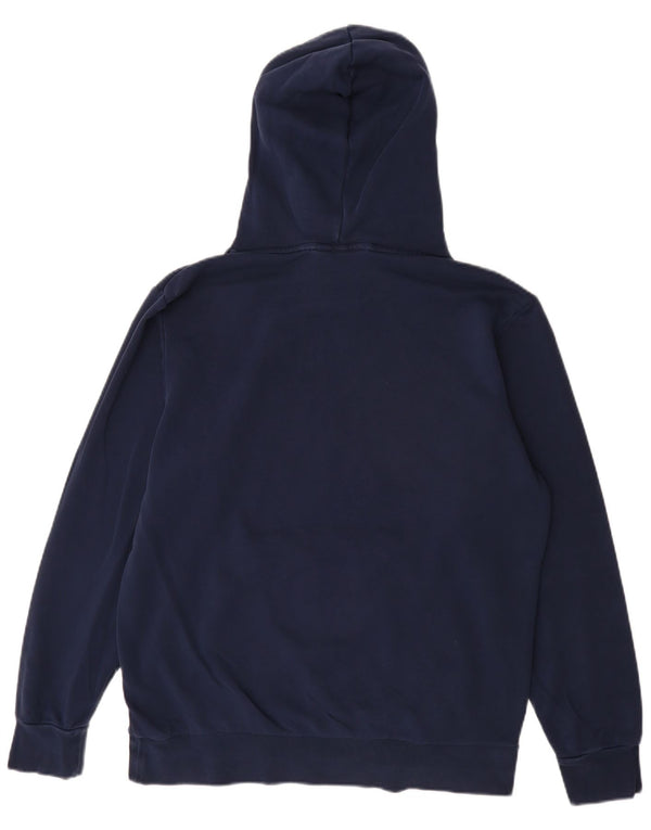 Adidas Mens Graphic Hoodie Jumper Large Navy Blue