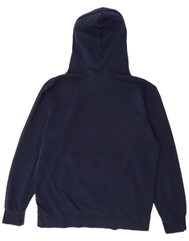 Adidas Mens Graphic Hoodie Jumper Large Navy Blue