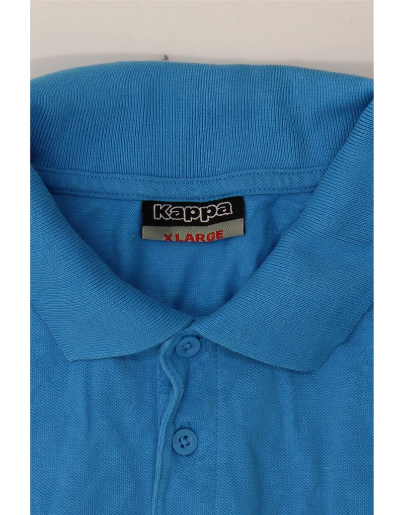KAPPA Mens Polo Shirt XL Blue Cotton Vintage Kappa and Second-Hand Kappa from Messina Hembry 