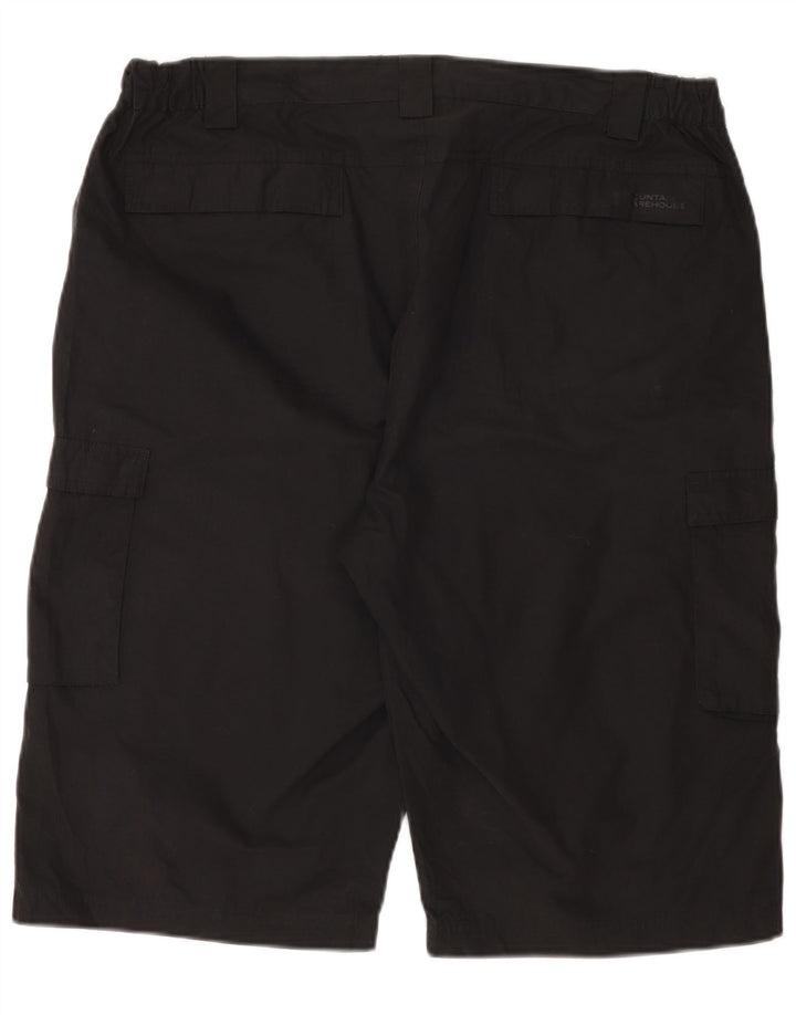 Mountain Warehouse Mens Cargo Shorts W40 XL Black Polyester