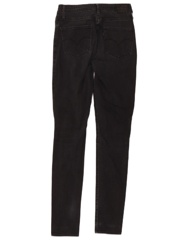 Levi's Womens 721 High Rise Skinny Jeans W28 L31 Black