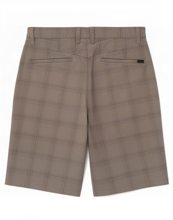 Volcom Mens Chino Shorts Medium W32 Grey Check