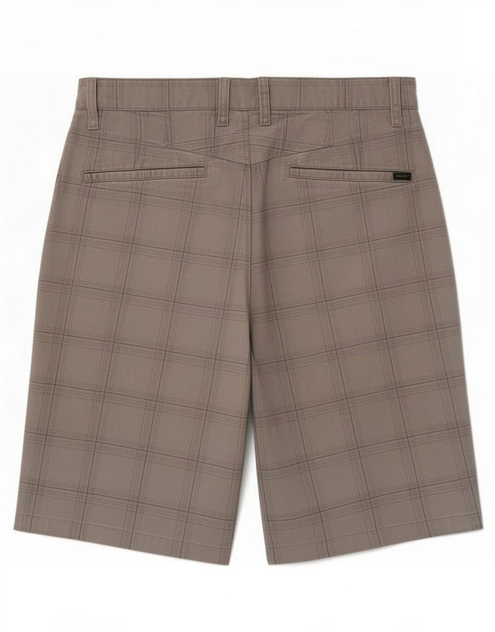 Volcom Mens Chino Shorts Medium W32 Grey Check