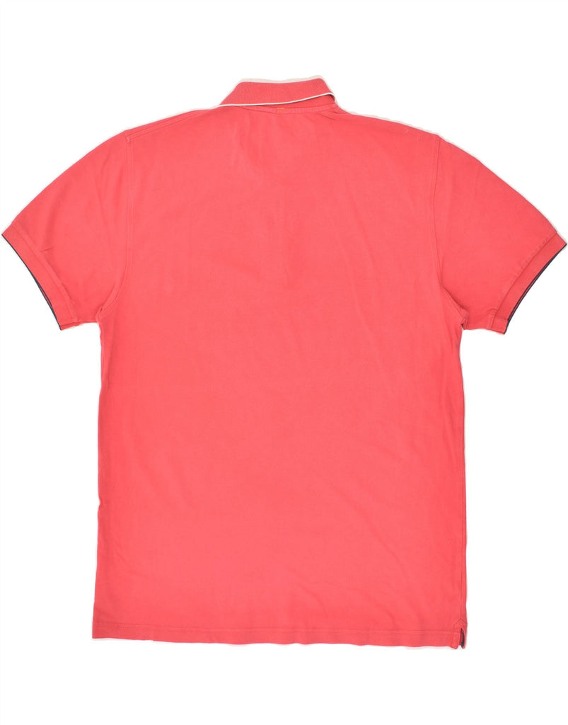 SUN68 Mens Skinny Polo Shirt XL Pink Cotton | Vintage Sun68 | Thrift | Second-Hand Sun68 | Used Clothing | Messina Hembry 