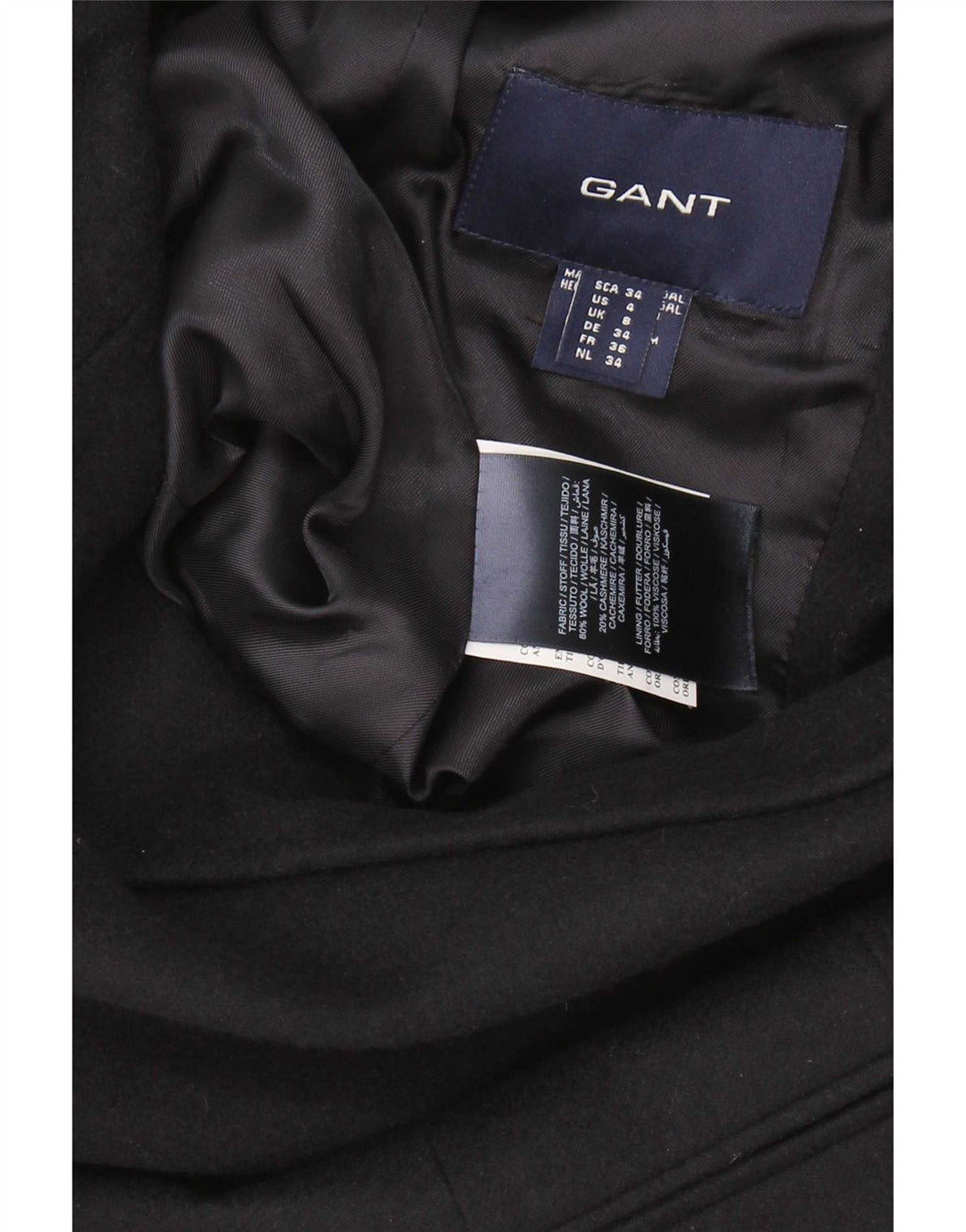 Gant Womens 1 Button Blazer Jacket UK 8 Small Navy Blue Wool