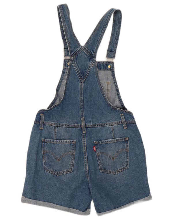 Levi's Girls Dungarees Denim Shorts 13-14 Years W28 Blue Cotton