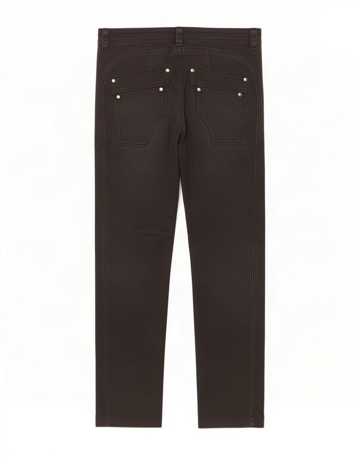 Benetton Mens Straight Casual Trousers W34 L33 Grey