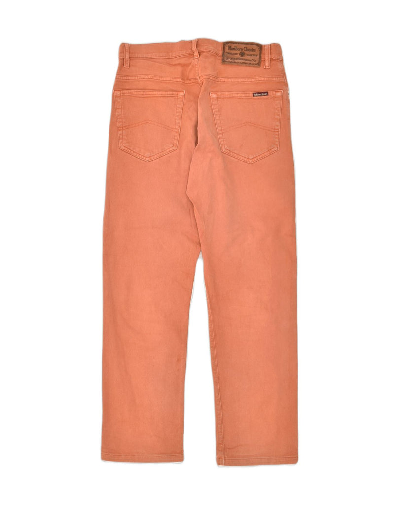 MARLBORO CLASSICS Mens Straight Jeans W31 L28 Orange Cotton | Vintage Marlboro Classics | Thrift | Second-Hand Marlboro Classics | Used Clothing | Messina Hembry 