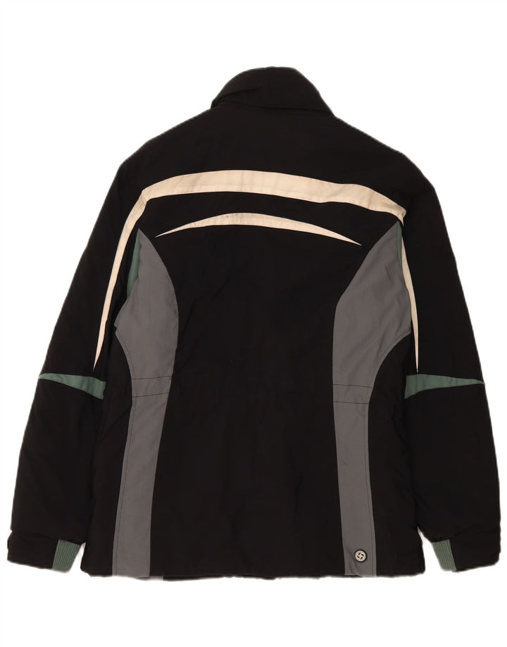 Colmar Womens Padded Ski Jacket IT 42 Medium Black Colourblock Sports
