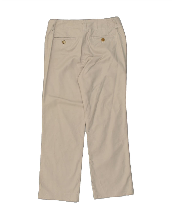 EDDIE BAUER Womens Mercer Fit Casual Trousers US 4 Small W30 L28 Beige | Vintage Eddie Bauer | Thrift | Second-Hand Eddie Bauer | Used Clothing | Messina Hembry 