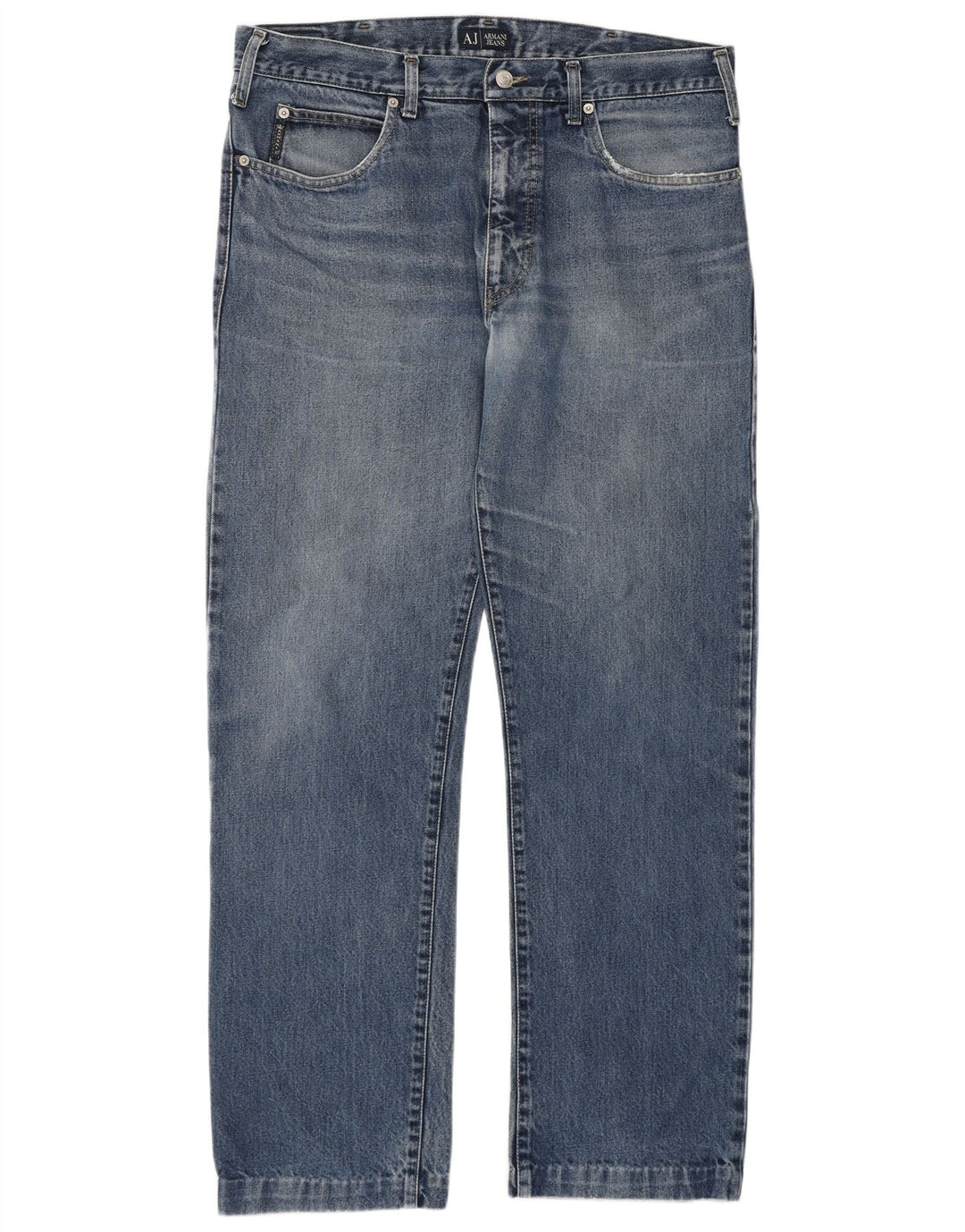 Armani Mens Straight Jeans W38 L31 Blue