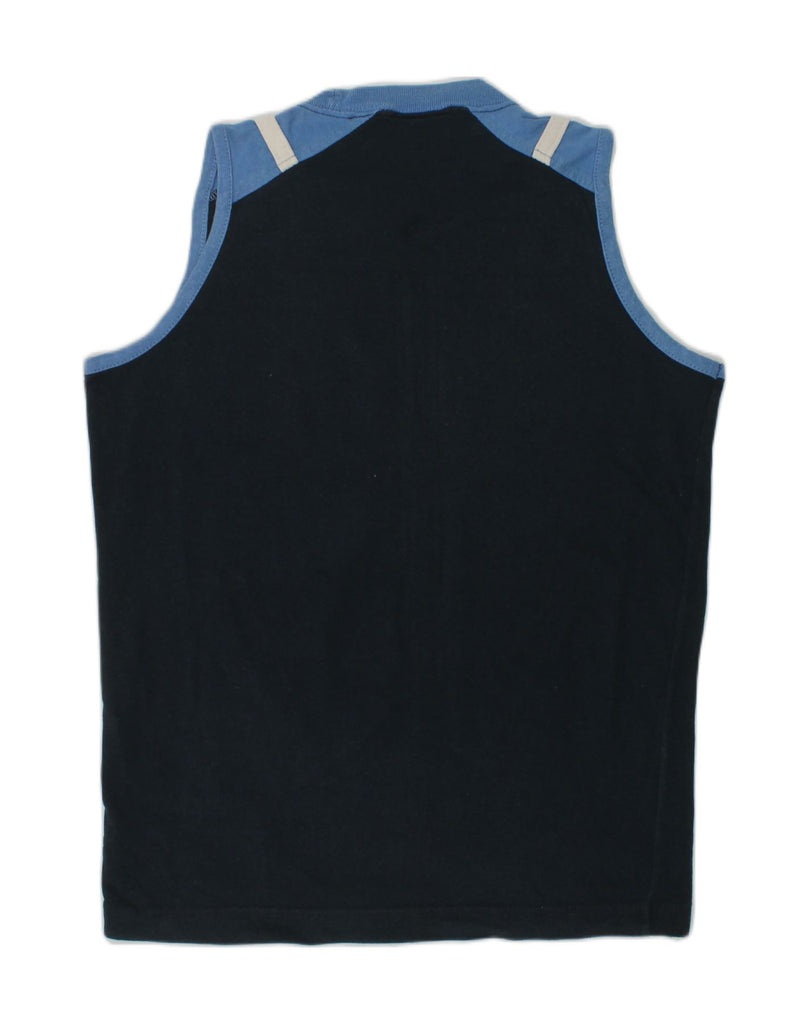 CHAMPION Boys Graphic Vest Top 9-10 Years Navy Blue Cotton | Vintage Champion | Thrift | Second-Hand Champion | Used Clothing | Messina Hembry 