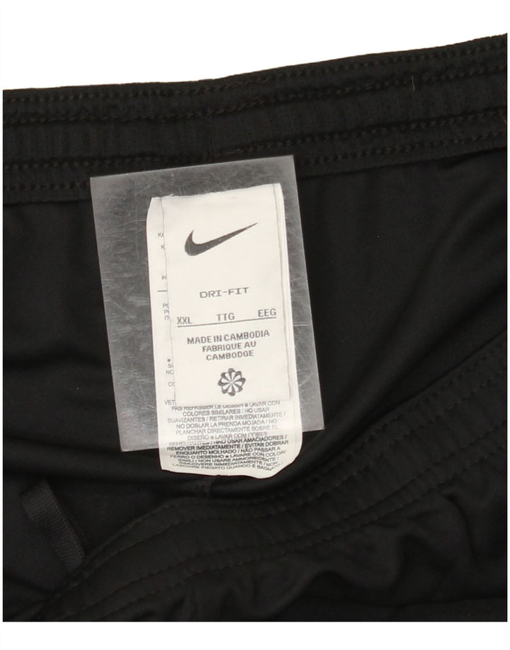 NIKE Mens Dri Fit Sport Shorts 2XL  Black Polyester