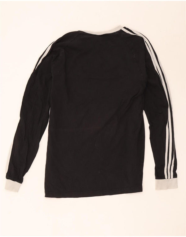ADIDAS Mens Top Long Sleeve Large Black Cotton