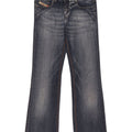 Diesel Womens Bootcut Jeans W27 L29 Blue Cotton