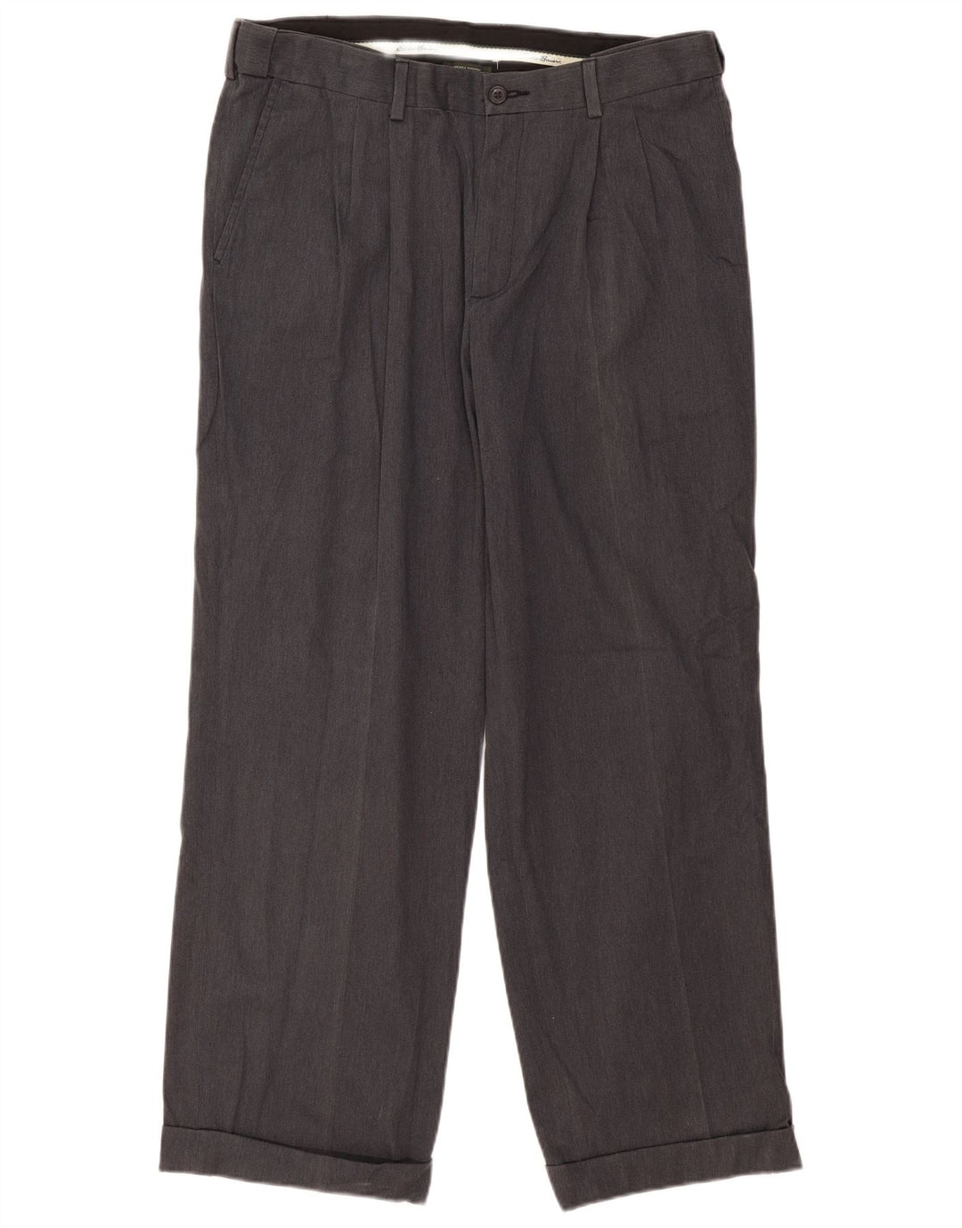 Eddie Bauer Mens Pegged Chino Trousers W36 L31 Grey Classic