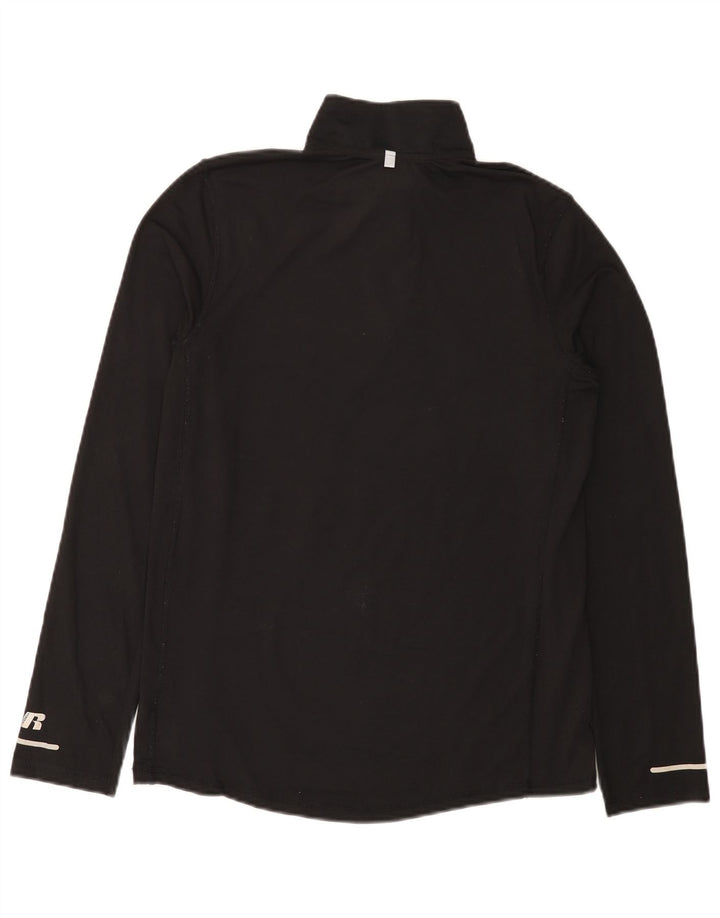 RUSSELL ATHLETIC Boys Pullover Tracksuit Top 15-16 Years 2XL Black