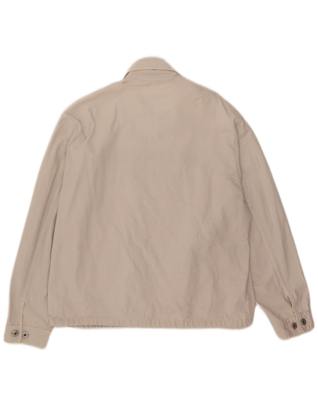 Murphy & Nye Mens Graphic Bomber Jacket UK 40 Large Beige Cotton