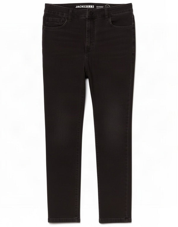 Calvin Klein Mens Skinny Jeans W34 L28 Black Cotton