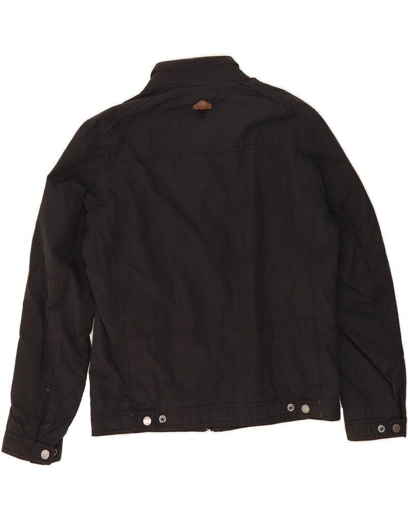 MASSIMO DUTTI Mens Bomber Jacket UK 40 Large Black Vintage Massimo Dutti and Second-Hand Massimo Dutti from Messina Hembry 