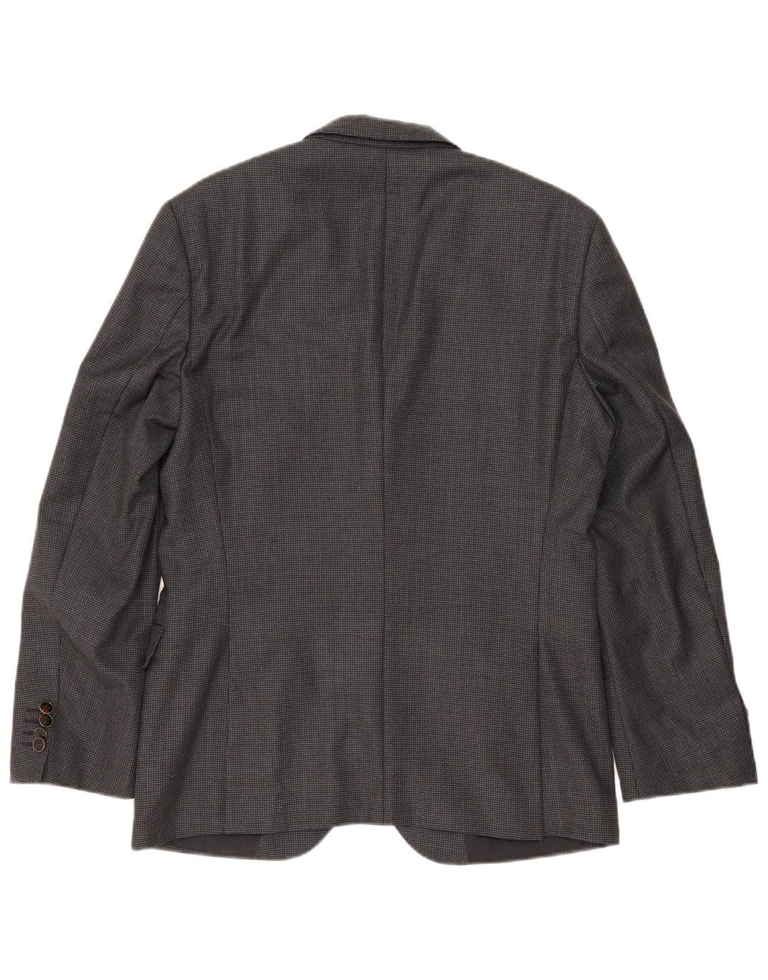 Hugo Boss Mens 2 Button Blazer Jacket EU 48 Medium Grey Wool